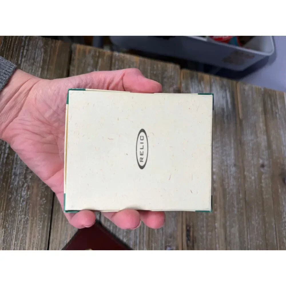 Relic Golf Classic‎ Leather Money Clip Wallet Vintage Aesthetic Old Money Brown - Picture 4 of 5